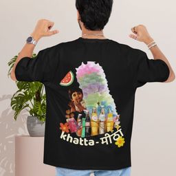 Broke Memers Graphic Printed Drop-Shoulder Sleeves Cotton Oversized T-shirt-image-62