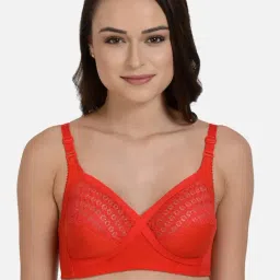 Mod & Shy Red Non Wired Non Padded Everyday Bra-picture-11