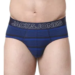 Jack & Jones Palace Blue Striped Briefs-picture-34