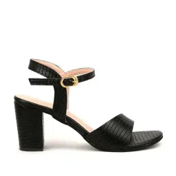 Pelle Albero Women's Black Ankle Strap Sandals-image-39