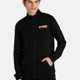 Puma Black High Neck Sweatshirt-picture-10