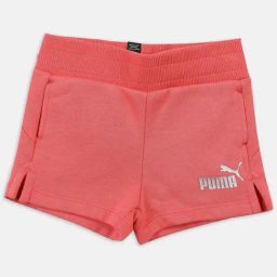 Puma Kids ESS+ FL G Coral Cotton Logo Shorts-image-71