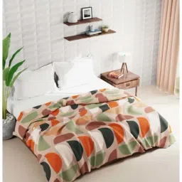 Bianca Rumba-Roll Brown Fibre 152 TC Double Comforter-29