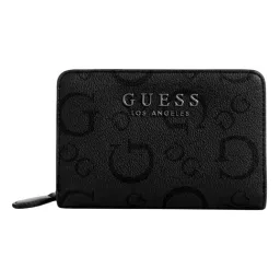 Guess Saffron Coal Logo Zip Around Wallet-image-21