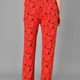 Kotty Red Printed Pyjamas image 2