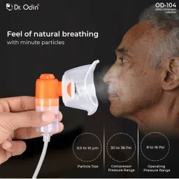 Dr. Odin OD104 Nebulizer with Piston Compressor Technology (Blue) image 4