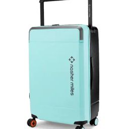 Nasher Miles Pastel Green Black Oslo Medium Hard Sided Checked Luggage-picture-43
