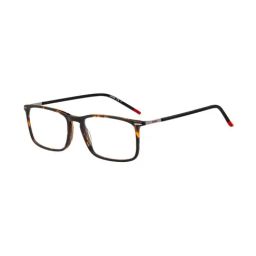 HUGO Brown Rectangular Eye Frames for Men-image-6