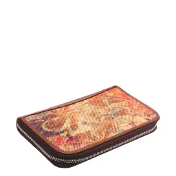 ZOUK Multicolor Printed Zip Around Wallet for Women image 5