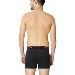 Van Heusen Regular Fit Colour Fresh Open Fly Solid Trunks - Anthra Melange image 2