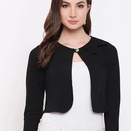 Moda Rapido Women Cotton Button Shrug-13