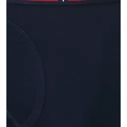 Van Heusen Regular Fit Colour Fresh Open Fly Solid Trunks - Dark Navy image 4