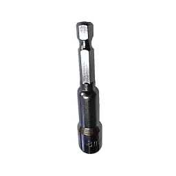 h9 6.35 mm (1/4 inch) Hex Magnetic Power Nut Driver Drill Bit Chorme M 8mm x 65mm 5 Piece Pack-9