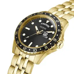 GUESS COMET Men Round Gold Tone Dial Analog Watch - GW0220G4 image 4