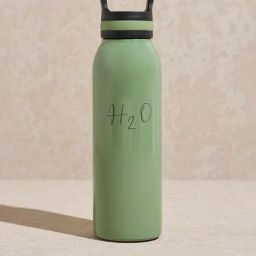 Westside Home Green Text Printed Water Bottle-24