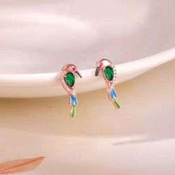 GIVA 925 Silver Rose Gold Bee Eater Ear Jackets for Women-picture-39