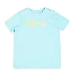 US Polo Kids Boys Blue Cotton Embroidery T-Shirt-image-95