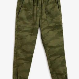Campana Kids Olive Camouflage Joggers-image-74