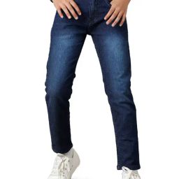 Under Fourteen Only Kids Blue Solid Jeans-image-28