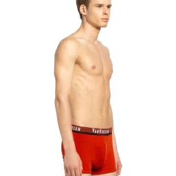 Van Heusen Sport Regular Fit Plush Back Elasticized Waistband Double Layer Gusset Solid Trunks image 3