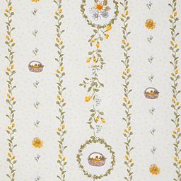 arrabi ArrabiSet Of 6 Cream-Coloured & Green Printed Diwan Set image 5