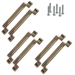 Atom CH-DL-BA-07-106 17.78 cm (7 Inch) Aluminium Antique Finish Cabinet Pull Handle (Pack of 6)-4