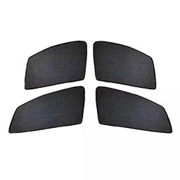 Auto Pearl Window Plug-in Half Sun Shades Z Black Compatible For Hyundai Eon Era, HCrtn14EonERA (Set of 4)-12