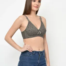 Da Intimo Grey Non Wired Non Padded Everyday Bra image 3