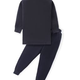 Bodycare Cotton  Full Sleeves  Antibacterial Ineer Wear Thermal Set Solid Colour - Black-image-12