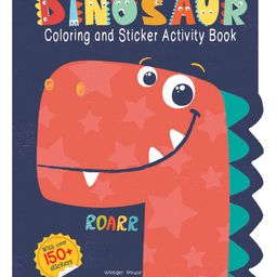 Dinosaurs - Coloring and Sticker Activity Book (With 150+ Stickers) - English-11