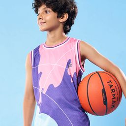 Pine Active Knit Sleeveless High Stretch T-Shirt With Color Block Design - Multicolor-image-58
