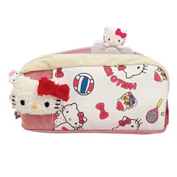 FunBlast Cute Cartoon Design Multipurpose Pencil Pouch Pink-picture-47