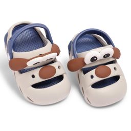 KIDLINGSS Dog Applique Detailed Clogs - Grey & Blue-image-77