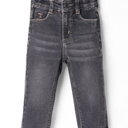 Olio Kids Full Length Washed Denim Jeans - Black-picture-35