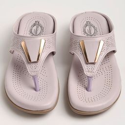 Shoetopia Colour Blocked Sandals - Mauve-image-90