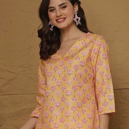 Anouk Rustic Women Ethnic Motifs Printed V-Neck Kurti-42