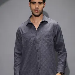 Campus Sutra Comfort Fit Spread Collar Casual Shirt-picture-43