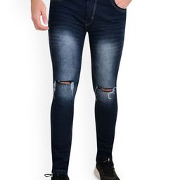 Linaria Men Classic Slim Fit Mid Rise Clean LookJeans-picture-40