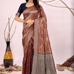 Moda Rapido Zari Kanjeevaram Silk Saree-image-89