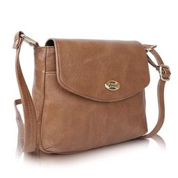 Lancer Women Solid Structured Leather Sling Bag-image-36