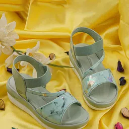 LMG Lifestyle Girls Embellished Wedge Sandals-image-88