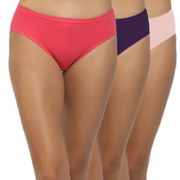 Shyygl Set of 3 High-Rise Hipster Briefs-image-77