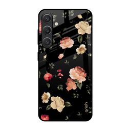 QRIOH Floral Printed Lightweight Silicone Samsung Galaxy S25 5G Glass Back Case-image-55