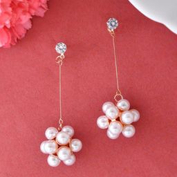 VOJ Floral Drop Earrings-image-0