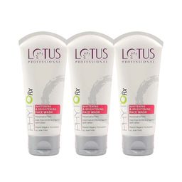 Lotus Professional 3Pcs PhytoRx Whitening & Brightening Face Wash - 80g each-image-76
