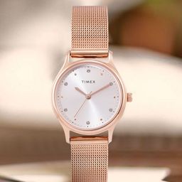 Timex Women Silver-Toned Brass Dial Analogue Watch TW0TL8709-image-73