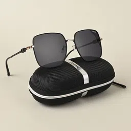IDOR Unisex Square Sunglasses with Polarised and UV Protected Lens IDOR-3129-C1-12