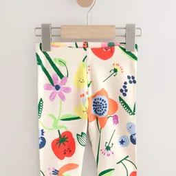 NEXT Girls Printed Cropped Leggings-image-25