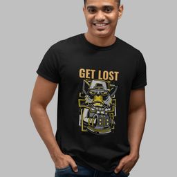 OUTLAWS Men Graphic Printed Round Neck Cotton T-shirt-image-56