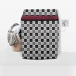 Stylista Waterproof and Dustproof PVC Washing Machine Cover-image-5